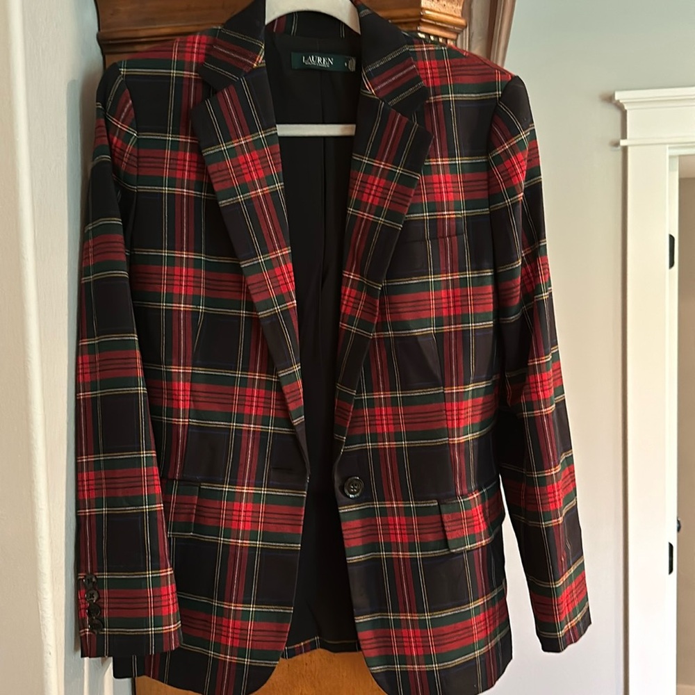Ralph Lauren Plaid Blazer